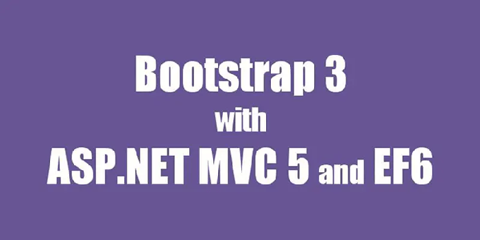 Entity Framework 6 and Bootstrap
